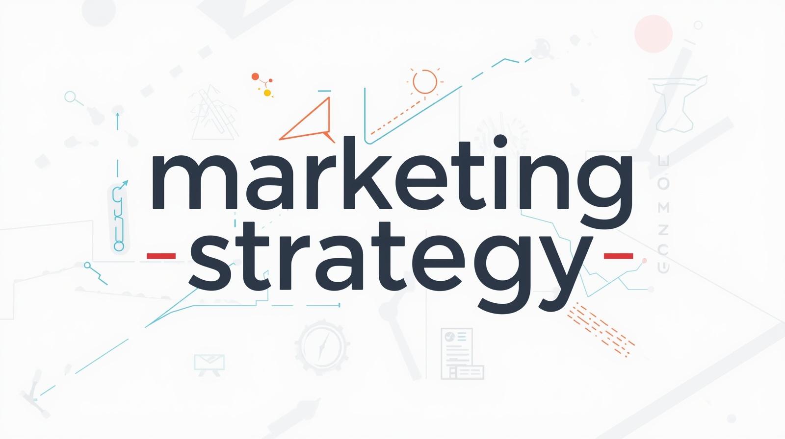 marketing strategy images with the words included